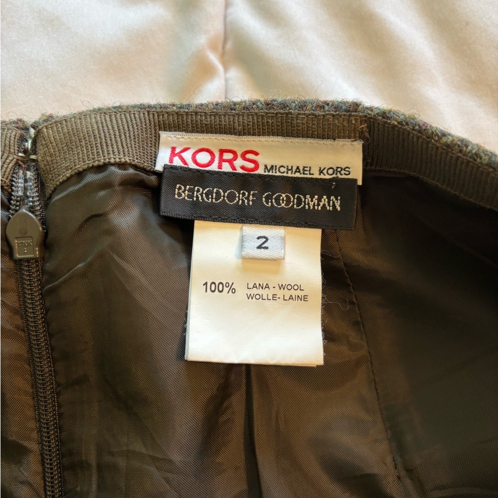 KORS Michael Kors Knee High Wool Skirt - Bergdorf Goodman